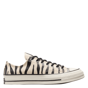 Converse Chuck 70 Glow-In-The-Dark Zebra Print Low Top in Light Dune/Black/Egret