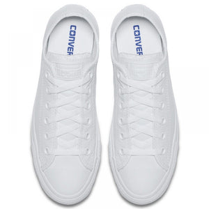 Converse Chuck Taylor All Star Mono Leather Low Top in White Monochrome