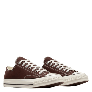 Converse Women's Chuck 70 Low Top in Dark Root/Egret/Black