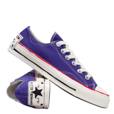 Converse Women's Chuck 70 Sketch Low Top in Court Purple/Egret/Red
