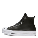 Converse Women's Chuck Taylor All Star Lift Leather High in Black/White