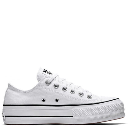 Converse Women's Chuck Taylor All Star Lift Low Top in White/Black