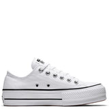 Converse Women's Chuck Taylor All Star Lift Low Top in White/Black