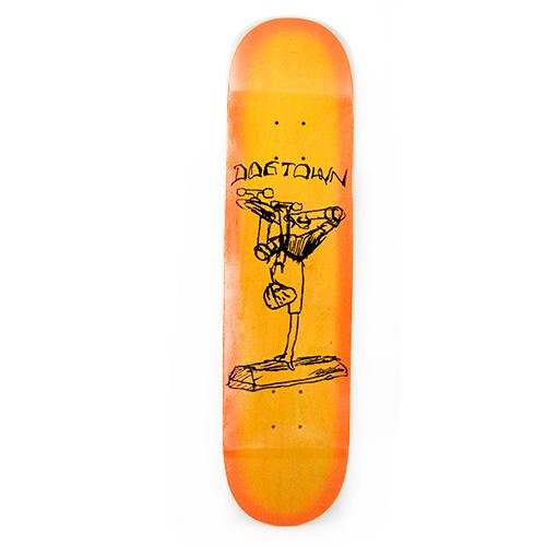 Dogtown Curb Plant Street Deck - 8.0″ Assorted Stain/Orange Fade