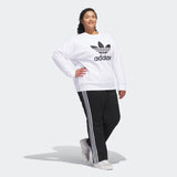 Women's adidas Adicolor Trefoil Crew Sweatshirt (Plus Size)