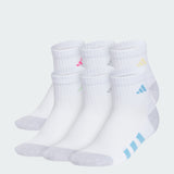 Athletic Cushioned 6-Pack Quarter Socks Kids