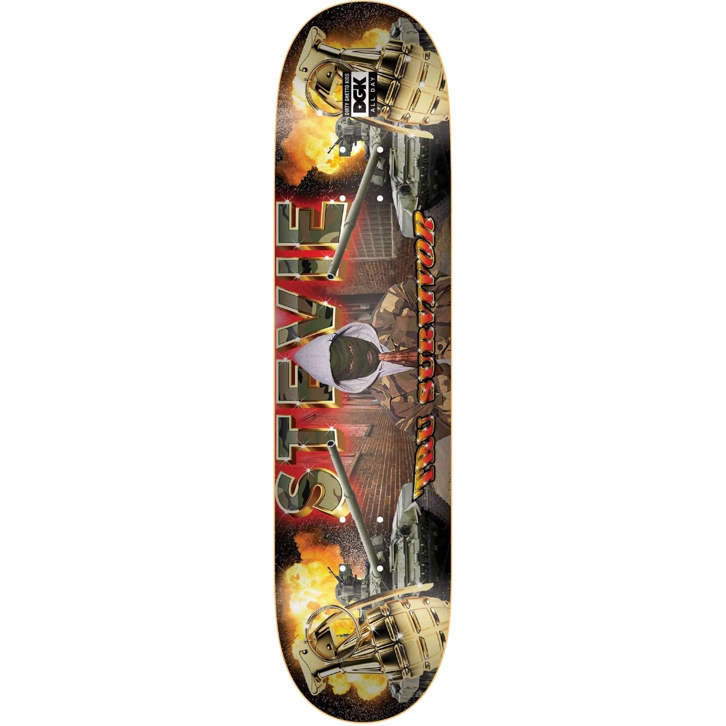 DGK Williams Ghetto Fab Skateboard Deck 8.1"