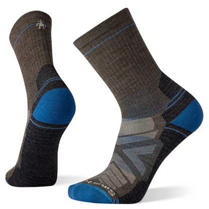 Smartwool - Hike Light Cushion Crew - Taupe-Laguna Blue