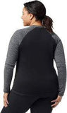 Smartwool - Classic Thermal Merino Base Layer 1/4 Zip - Women's Plus - Black