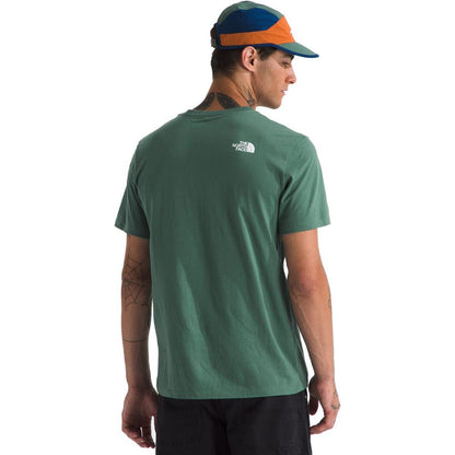 The North Face - Short Sleeve Evolution Half Dome Tee - Men's - Duck Green/TNF White