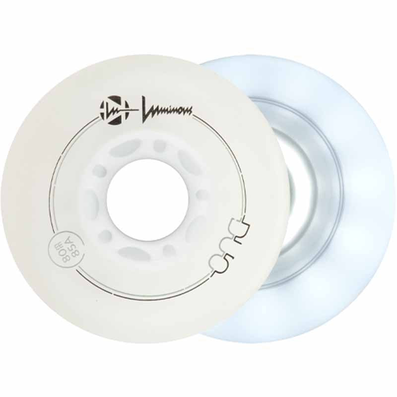 Luminous LED Duo 80mm/85A Wheels (Pack of 4)