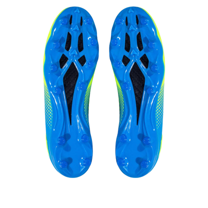 Quantum Energy Flag Football Cleats - Columbia Blue & Slime