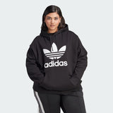 Women's adidas Adicolor Trefoil Hoodie (Plus Size)