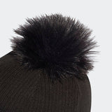 Faux Fur Pompom Beanie