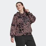 Women's adidas Future Icons Animal Print Hoodie (Plus Size)