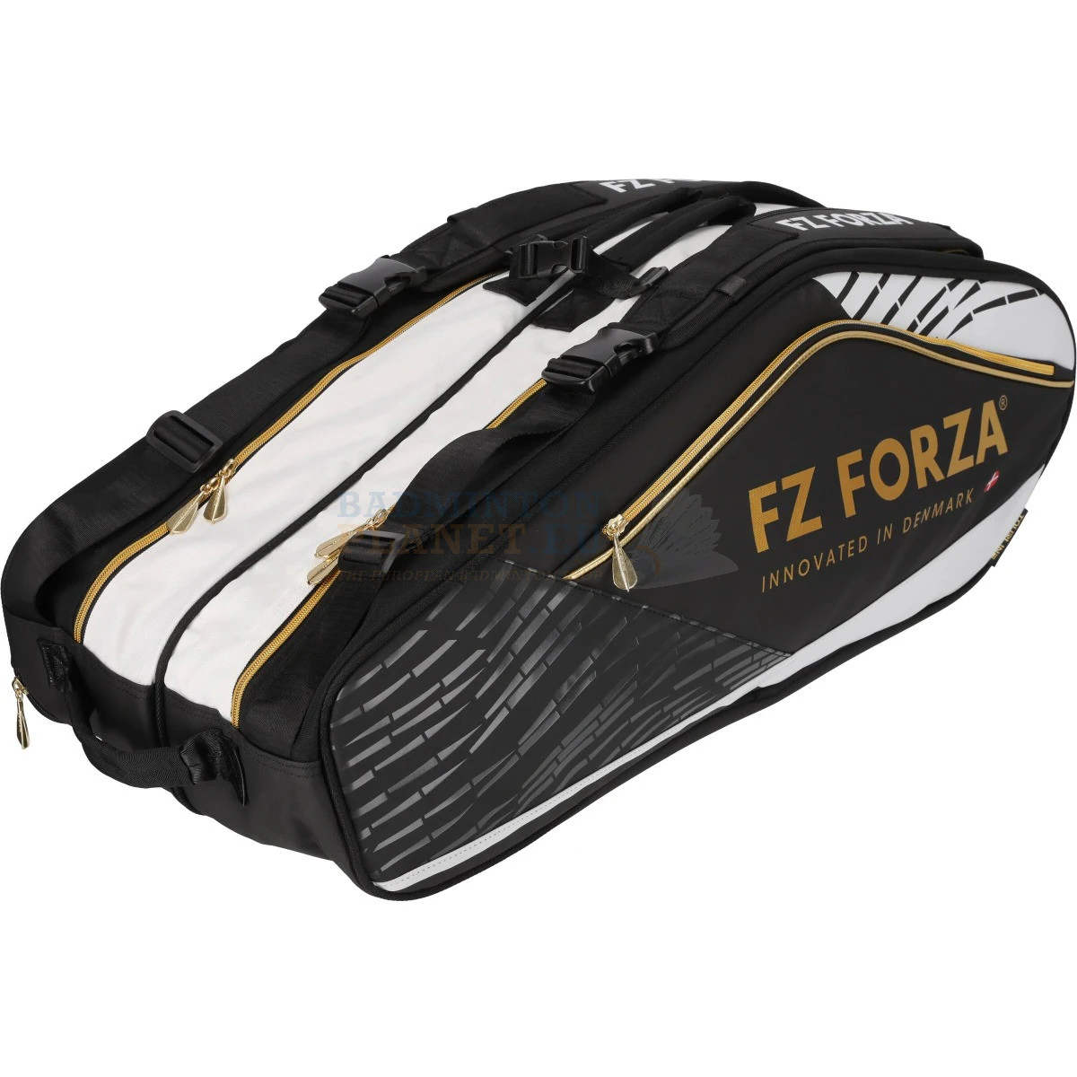 FZ Forza Tour Line 12 Pcs Racket Bag [Black/White]