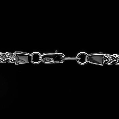 Franco Chain in White Gold - 3mm