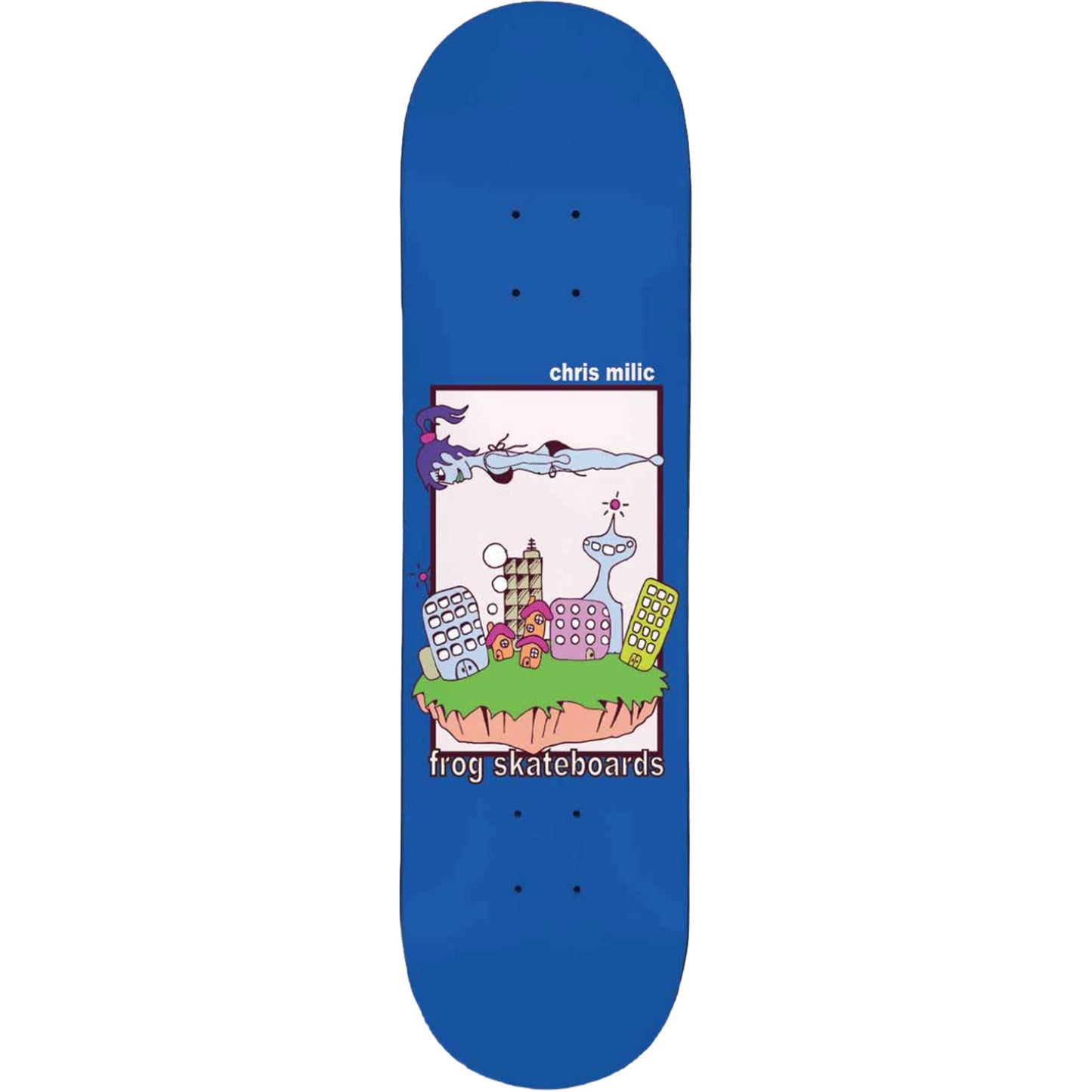 Frog Air Head Chris Milic Skateboard Deck 8.25"