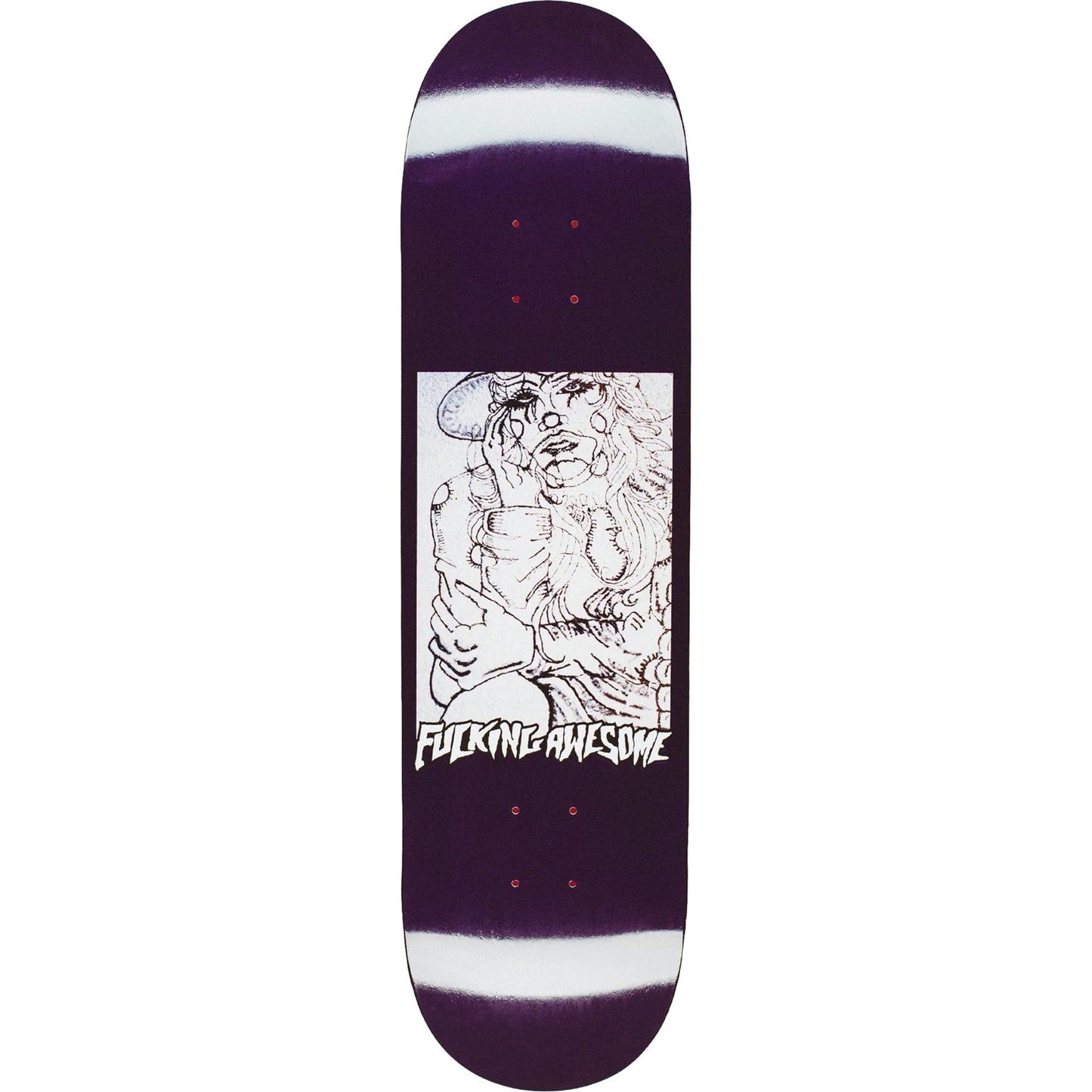 Fucking Awesome Louie Lopez Mural Twin Skateboard Deck 8.38"
