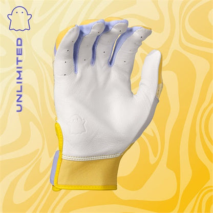 Easton Ghost Ethos Unlimited Fastpitch Batting Gloves Adult Lilac – Premium Grip Softball Gloves with Goatskin Leather Palm