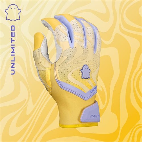 Easton Ghost Ethos Unlimited Fastpitch Batting Gloves Adult Lilac – Premium Grip Softball Gloves with Goatskin Leather Palm