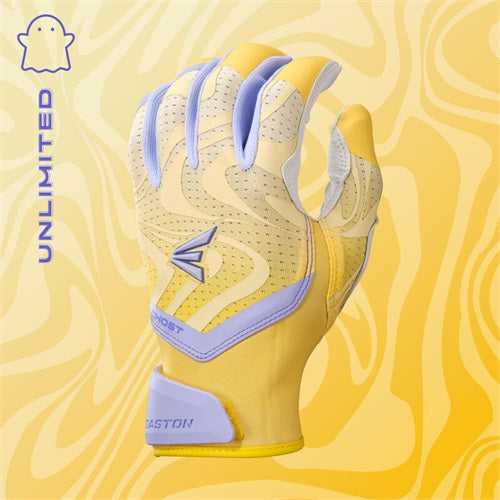 Easton Ghost Ethos Unlimited Fastpitch Batting Gloves Adult Lilac – Premium Grip Softball Gloves with Goatskin Leather Palm