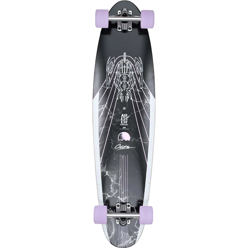 Globe Archer Classic Longboard Complete Bamboo Purple 38"