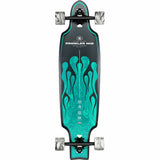 Globe Prowler Mid Longboard Complete Green Flames 34"