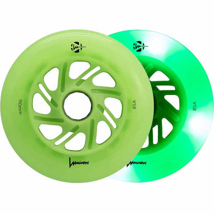Luminous LED 110mm/85A Wheels (Pack of 3)
