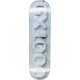 GX1000 OG Logo Ceramic White Skateboard Deck 8.25"