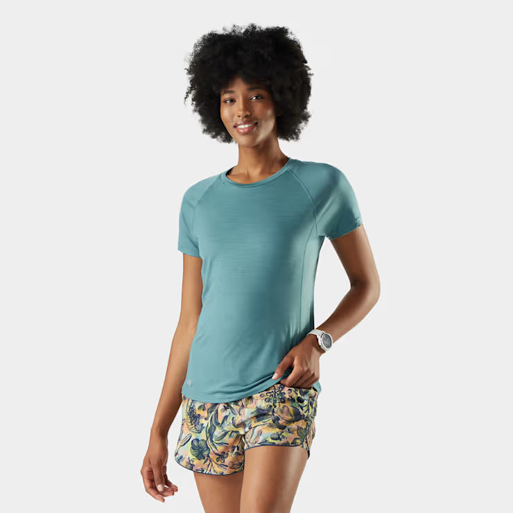 Smartwool - Active Ultralite Short Sleeve - Women's - Dusty Teal