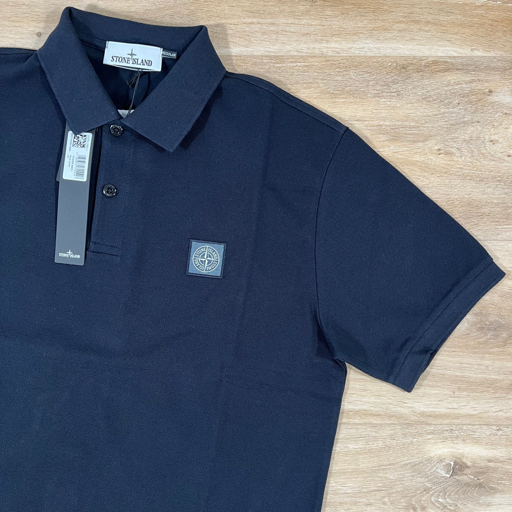Stone Island Regular Fit Polo Shirt in Navy