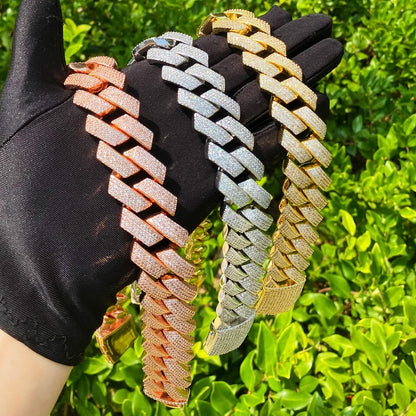 NEW | 22MM Precision Cut Iced Out Diamond Necklace Chain