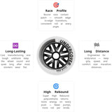 Undercover Raw White 125mm/85A Wheels (Pack of 6)