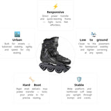 FR UFR 80 Black Skates