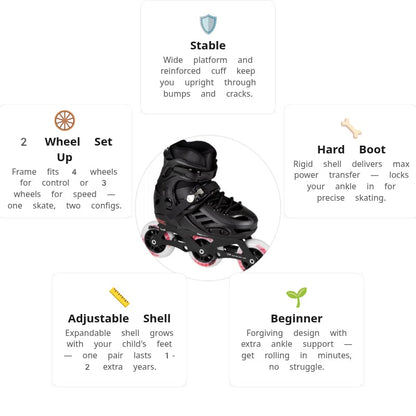 Powerslide Khaan Jr Pro Kids Skates