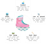 Powerslide Zoom Cotton Candy Pink 80 Skates
