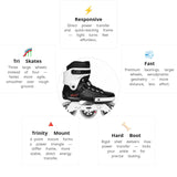 Powerslide Next Core Black 100 Skates