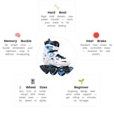 Flying Eagle ND Nadia Blue Kids Skates