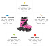 FR J Pink Kids Skates