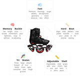 Flying Eagle S7 Speed Black Kids Skates