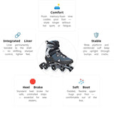 Rollerblade Macroblade 90 Steel Blue Skates