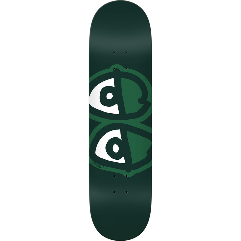 Krooked Eyes Team Green Easy Riders Skateboard Deck 8.25"