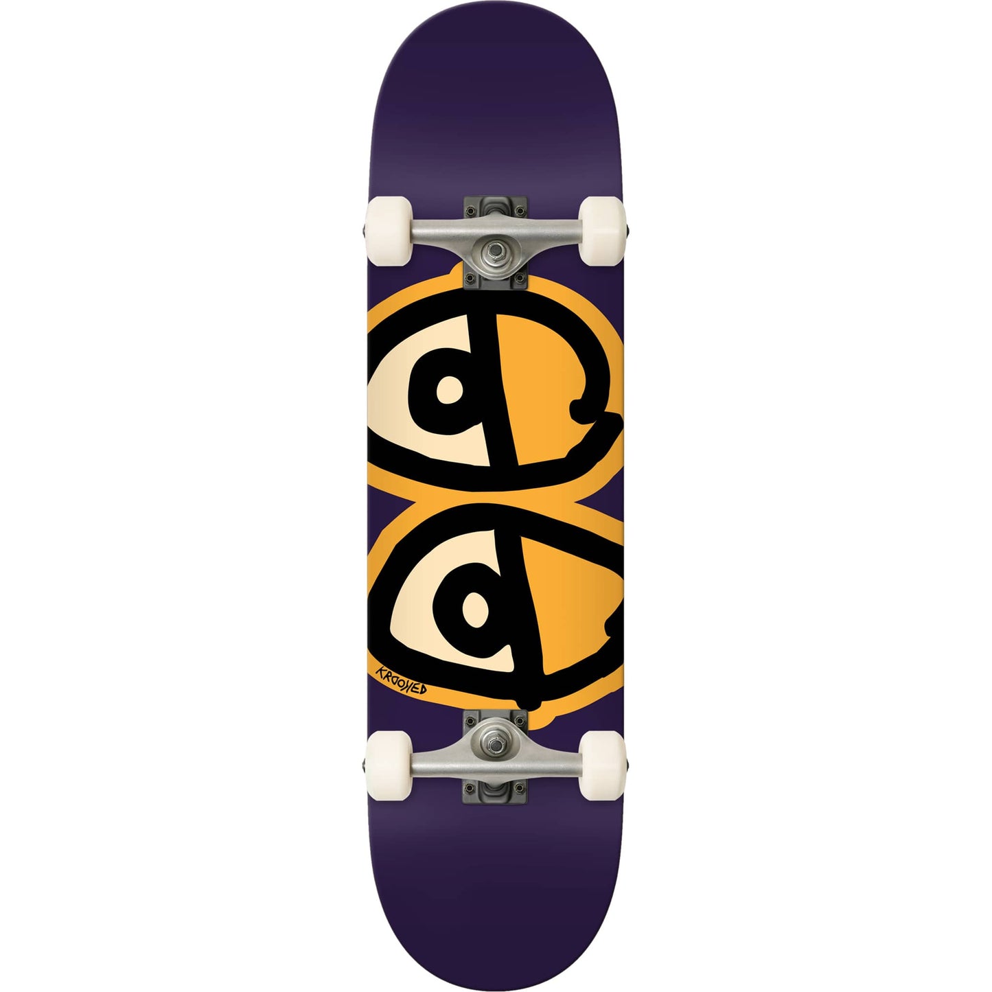 Krooked Glow Eyes Skateboard Complete 8.25"