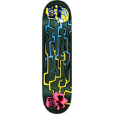 Krooked Skulls And Bolts Twin Tail Skateboard Deck 8.3"