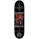 Krooked Worrest Chrome Twin Tail Skateboard Deck 8.38"