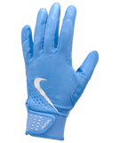 Nike Alpha Youth Batting Gloves – Black & Silver Baseball & Softball Gloves