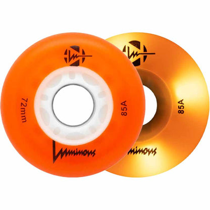 Luminous LED 72mm/85A Wheels (Pack of 4)