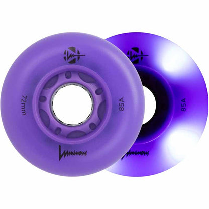 Luminous LED 72mm/85A Wheels (Pack of 4)