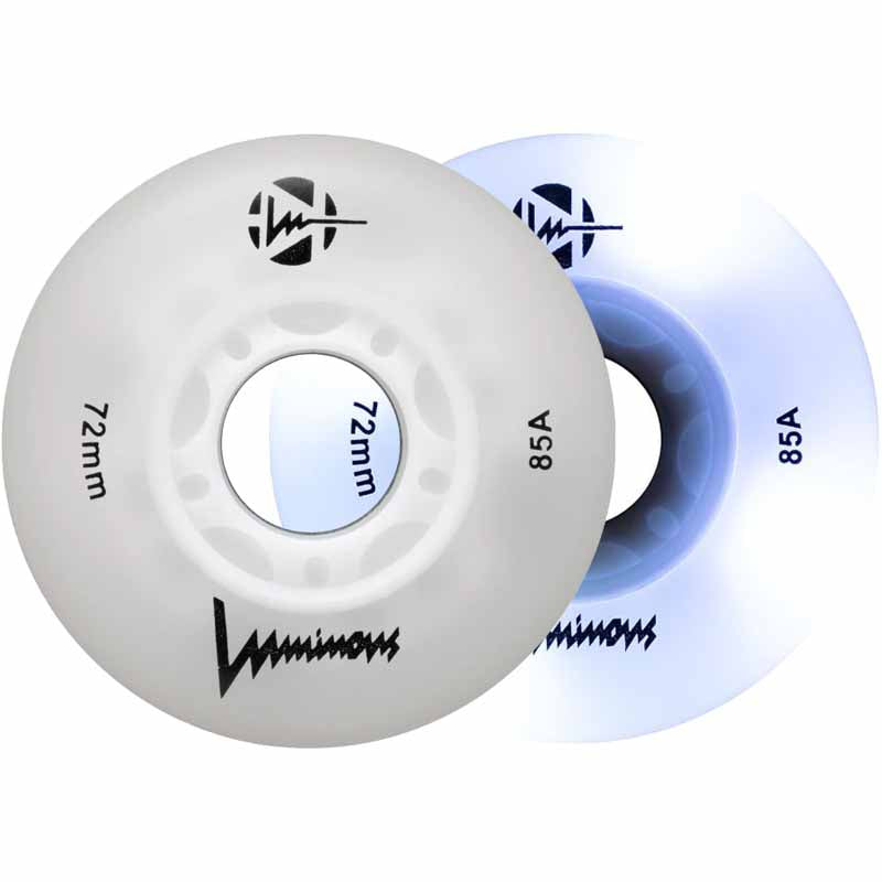 Luminous LED 72mm/85A Wheels (Pack of 4)